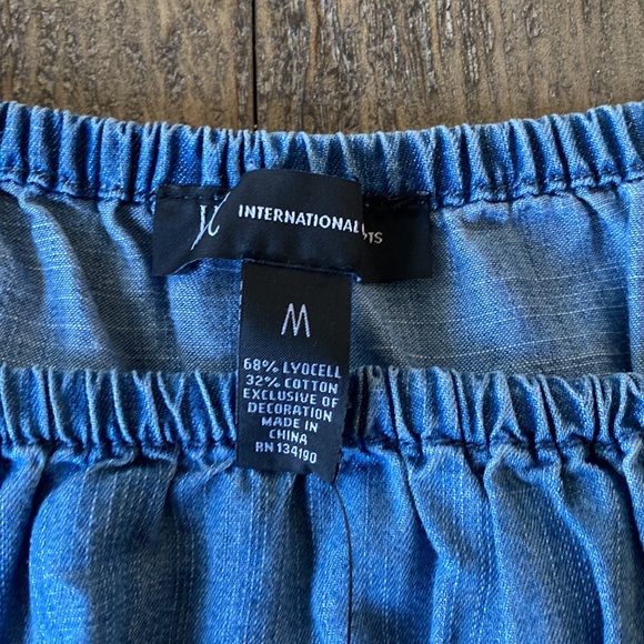 Inc denim peplum top M new with tags NWT - Picture 12 of 13